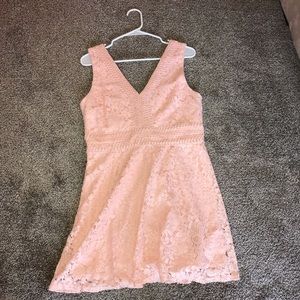 Francesca’s Blush Cocktail Dress
